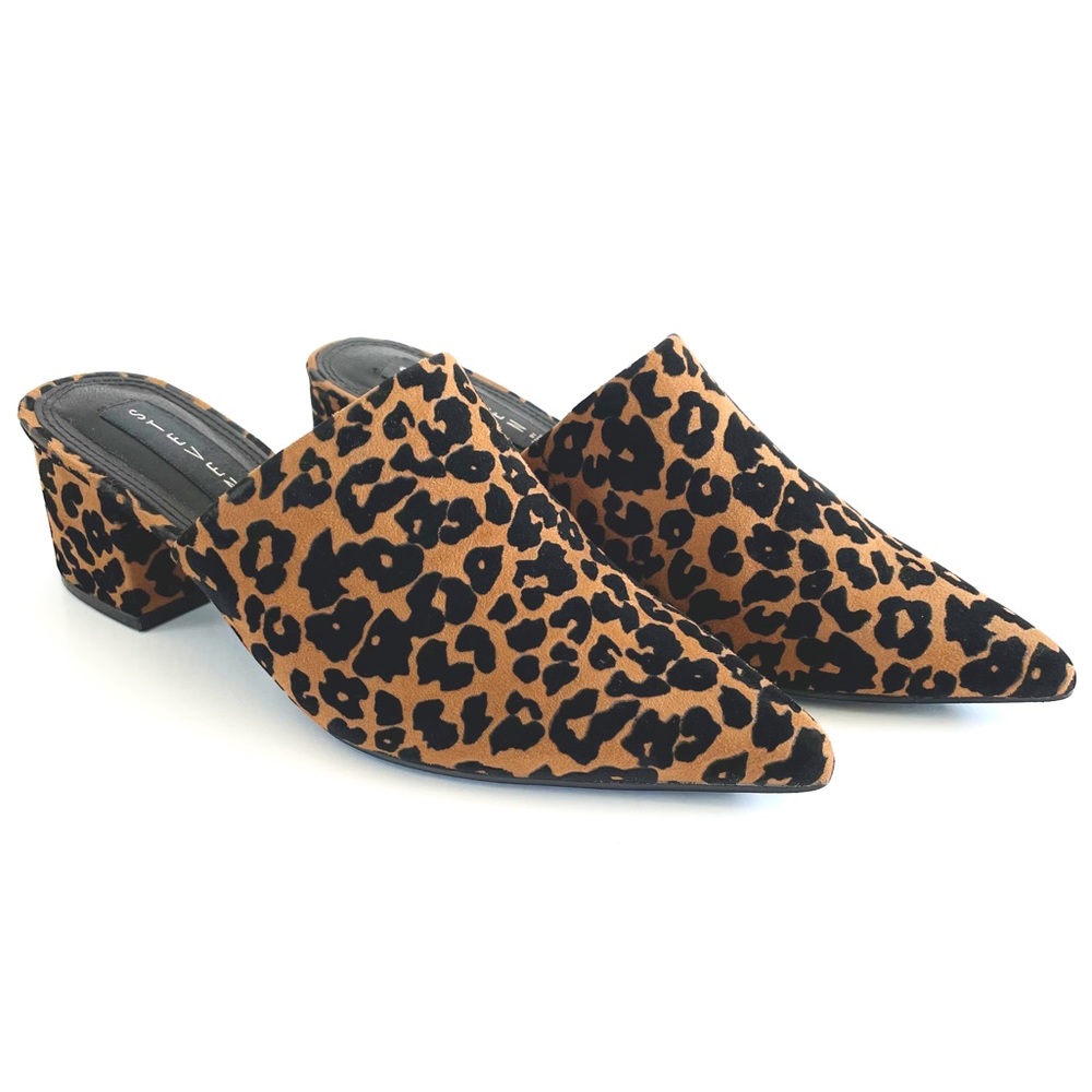 Steven By Steve Madden Selma Leopard Mules Size 7.5